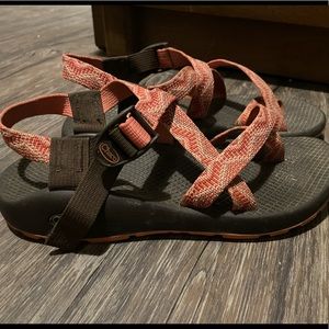 Chaco Coral Aztec Sandals Size 10